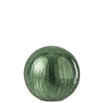 Boule led verre vert large