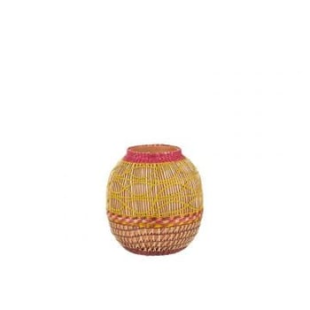 Vase tresse jonc mix medium