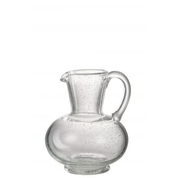Carafe boule verre transparent