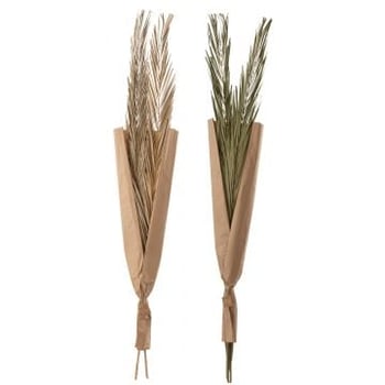 Feuilles khajur 2 pieces vert assortment de 2