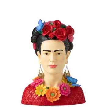 Buste frida kahlo polyresine large