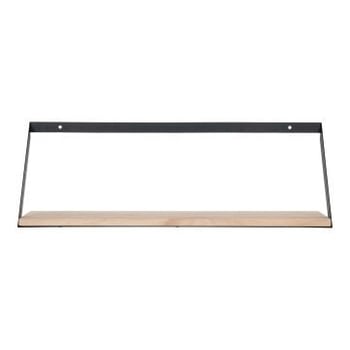 Etagère Basel - Etagère murale en acier et bois de pin