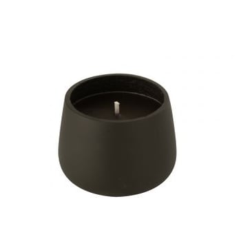 Bougie exterieure ciment noir medium 31h