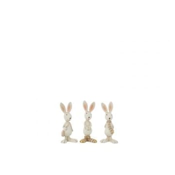 Lapin habille resine mix assortiment de 3