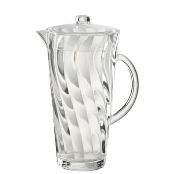 Pichet vague plastque transparent