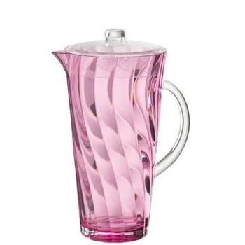 Pichet vague plastque rose