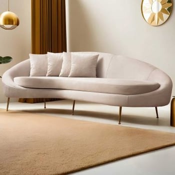 Eses Canapé 3 places | HÊTRE / AGGLOMÉRÉ | Beige