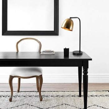 Lampe de table Tatum | Corps en métal | Noir Vintage