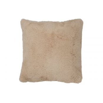 Coussin cutie polyester camel clair