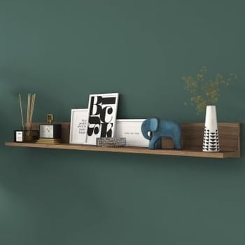 Locelso Etagère murale | Noyer | 135cm | Mélaminé