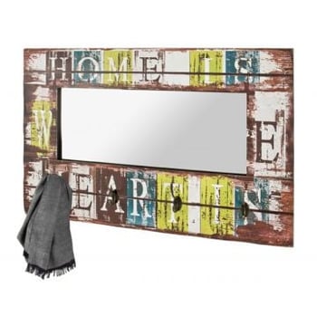 Miroir Emika avec crochets 80cm - multicolore