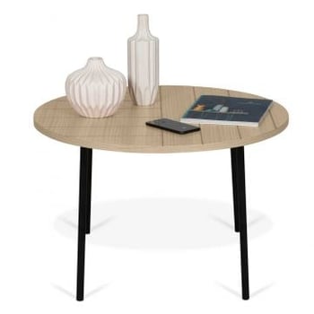 Table basse Ply Ø70cm - chêne