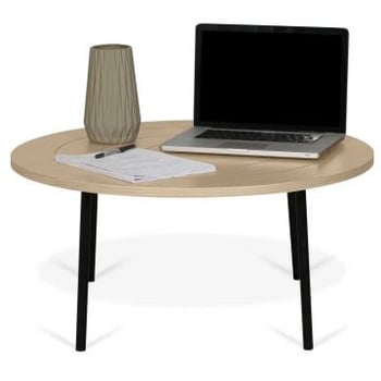 Table basse Ply Ø80cm - chêne