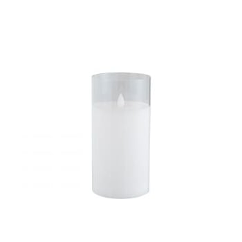 Lampe led brillante verre transparent medium