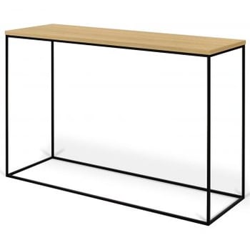 Console Gleam 120cm - chêne/acier