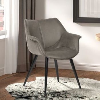Chaise de salle à manger Milan - gris