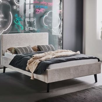 Lit double Avola | 140 x 200 cm | Beige design