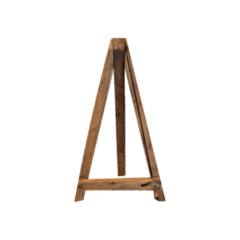 Cadre photo grand format - teck ancien