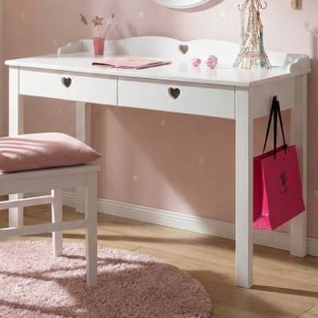 Bureau enfant Amori 130 cm - blanc