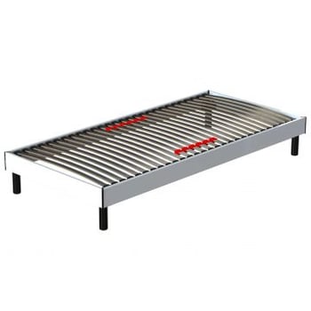 Cadre de lit Senne 28 lattes 90x200 - blanc