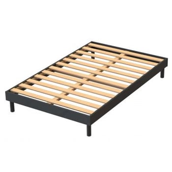 Cadre de lit Tibor 12 lattes 160x200 - antraciet