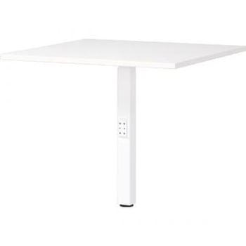 Pièce d'angle pour bureau d'angle Hermoso | 80 x 80 x 68 cm | Blanc