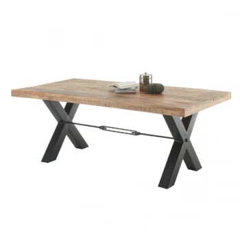 Table à manger rectangulaire Mares 200cm - bois manguier 