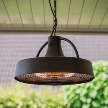 Chauffe-terrasse Talitha 48cm modèle suspendue - noir