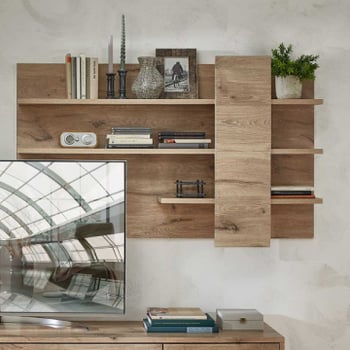 Etagère murale Bellini 140x86cm - chêne