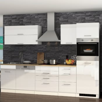 Ensemble de cuisine Mailand | appareils non inclus | High Glossy White