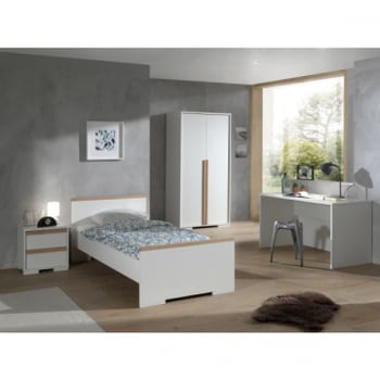 Combinaison de chambre d'enfant 5 London-blanc/hêtre