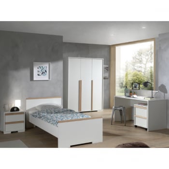 Combinaison de chambre d'enfant 10 London-blanc/hêtre