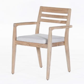 Chaise de jardin Marrakesh | 57 x 56 x 82 cm | Teak Grey Wash design