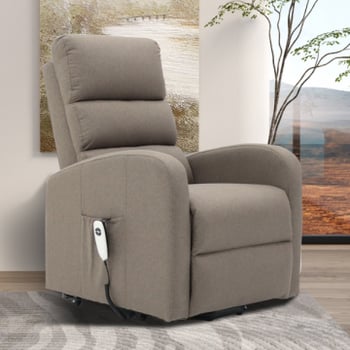 Fauteuil relax Bruges avec releveur | réglable électriquement | taupe