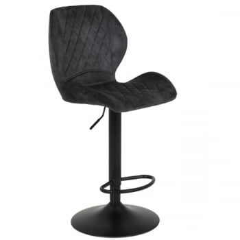 Tabouret de bar Ayla-vintage anthracite