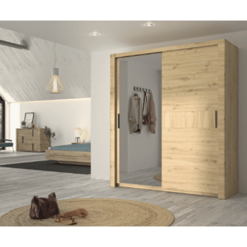 Ensemble de chambre Attitude | Lit double, armoire, commode | Oak Design