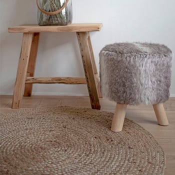 Tapis Bombay - Jute naturel, 150 cm