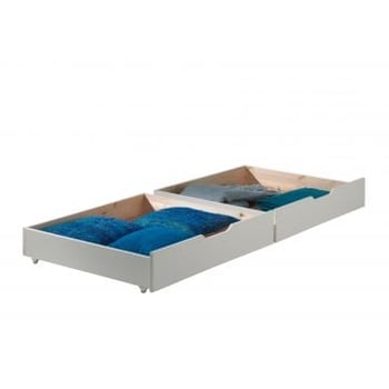 Rangements lit Elise - blanc