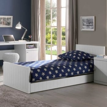 Lit enfant Robin 90x200 cm - blanc