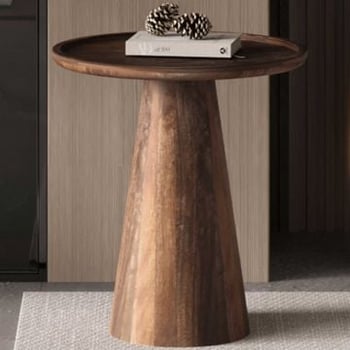 Table d'appoint Carla | Ø45 x 50 cm | Bois de manguier