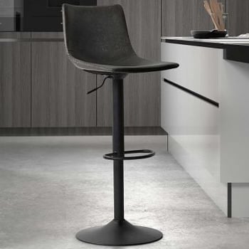 Chaise de bar réglable Fontana - anthracite