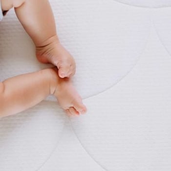 Matelas pour bébé "Ours" - 80x40cm - mousse de polyéther et polyester