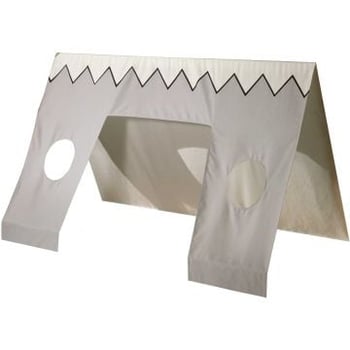 Tente de lit Tipi polyester - gris