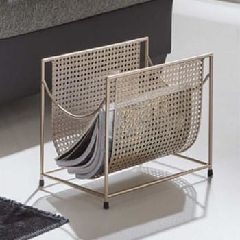 Porte-revues | 37 x 22 x 30 cm | Couleur or