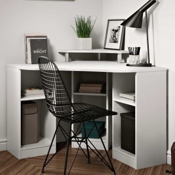 Bureau d'angle Corner (petit) - blanc