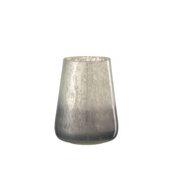 Photophore milky verre gris large