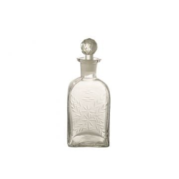 Carafe carre verre transparent