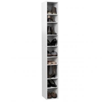 Module armoire à chaussures Stan 200cm - blanc