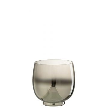 Phosphore rond verre fume gris/argent medium