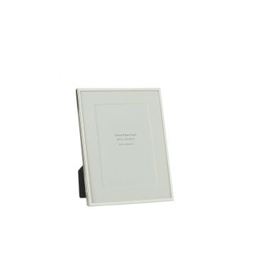 Cadre photo passe partout bord fn 13x18 metal argent medium